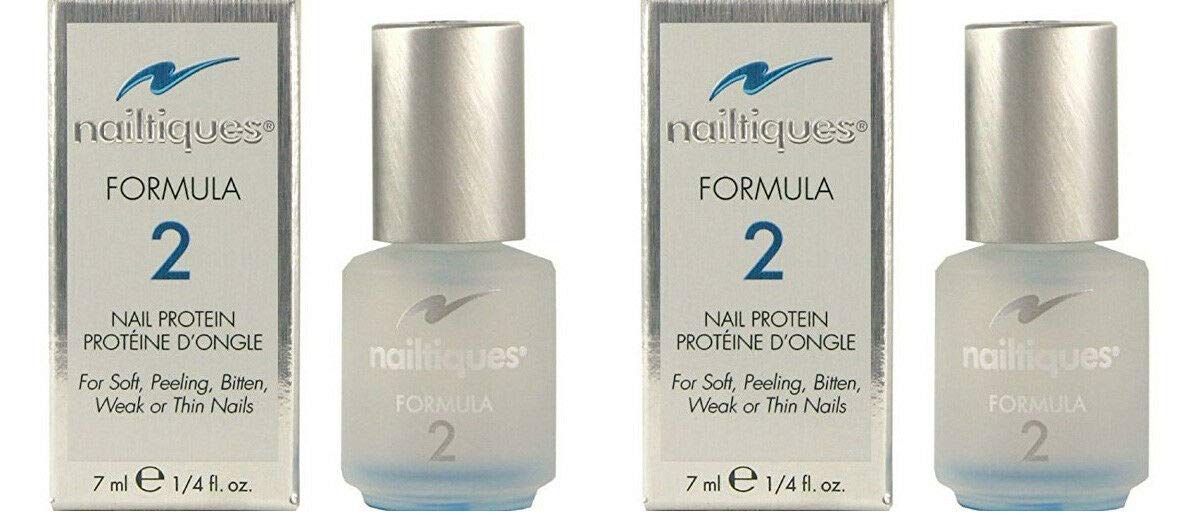 Nailtiques Nail Protein Formula 2 bottle strengthens nails for daily wear