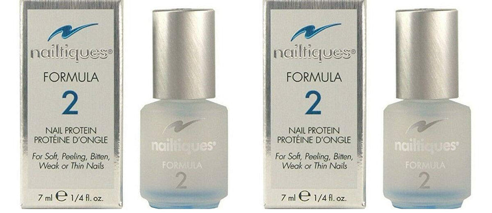Nailtiques Nail Protein Formula 2 bottle strengthens nails for daily wear