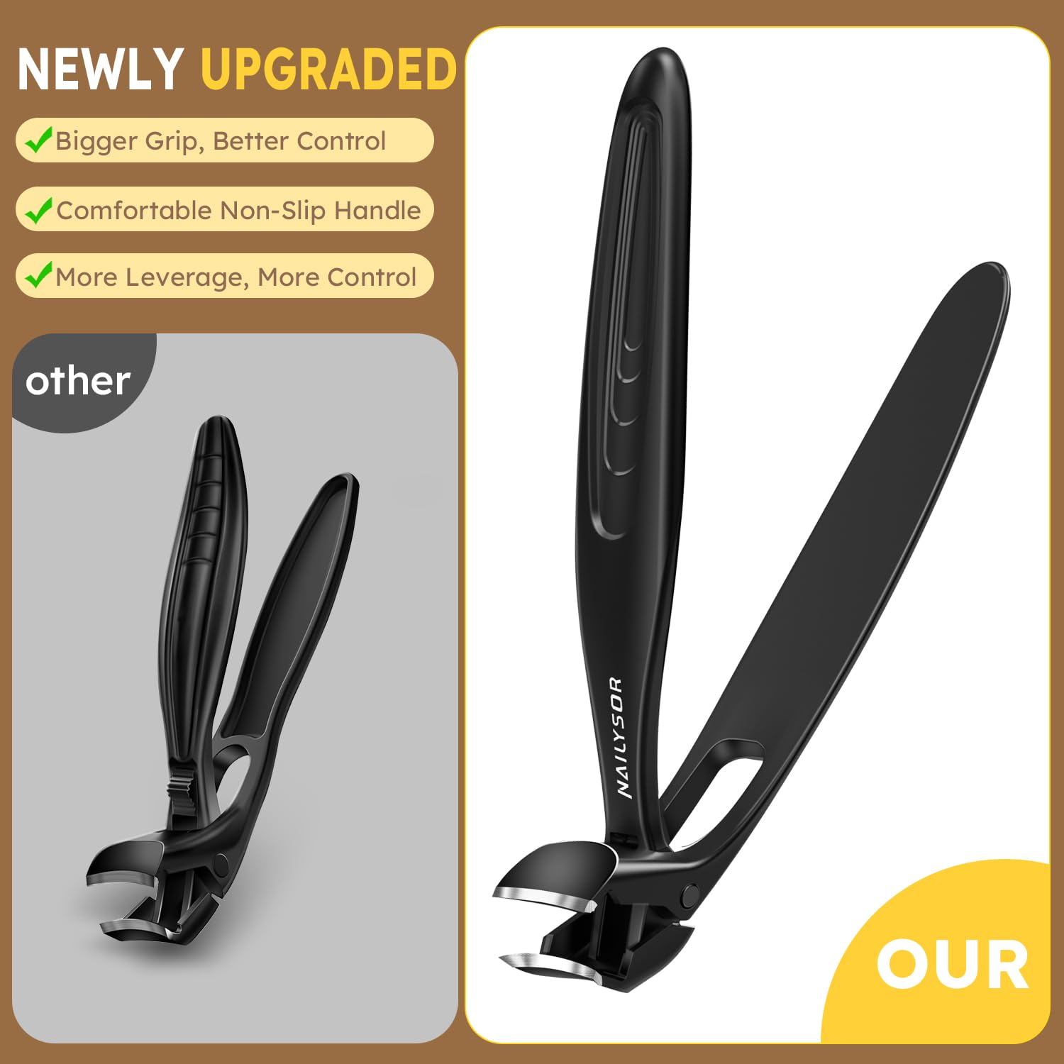 Nailysor 3-in-1 grooming kit with travel case for on the go care.