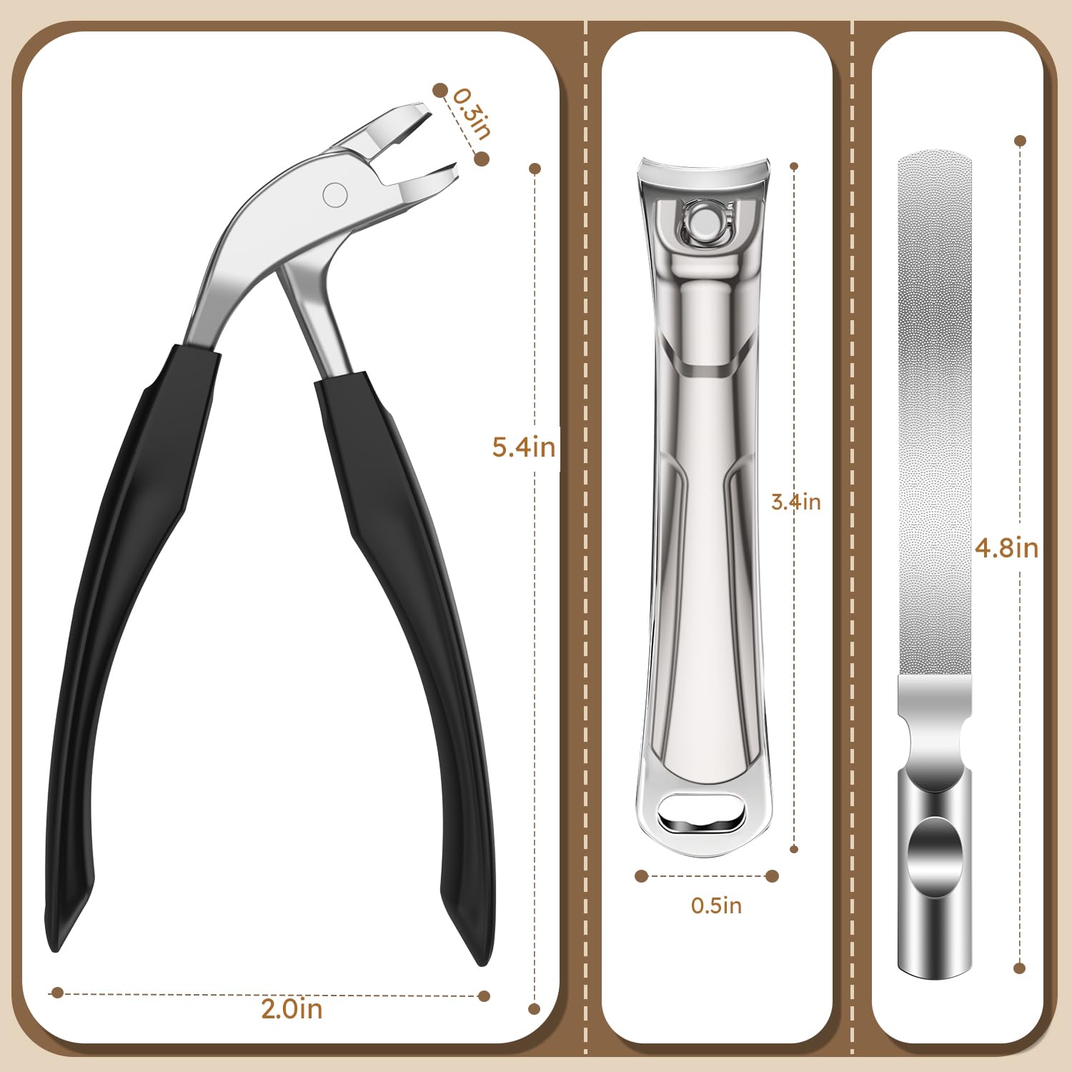 Nailysor upgrade clippers in use by seniors and adults seeking easy nail care