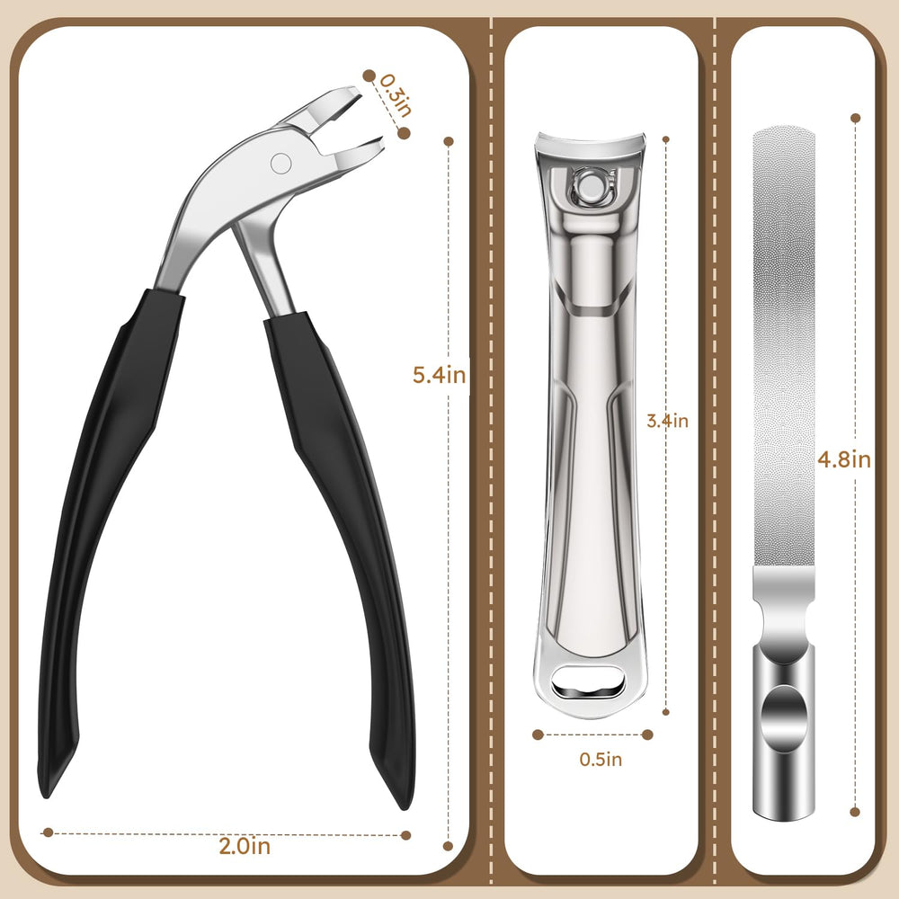 Nailysor upgrade clippers in use by seniors and adults seeking easy nail care