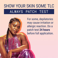 Nair dermatologist-tested badge on packaging for trusted skin care
