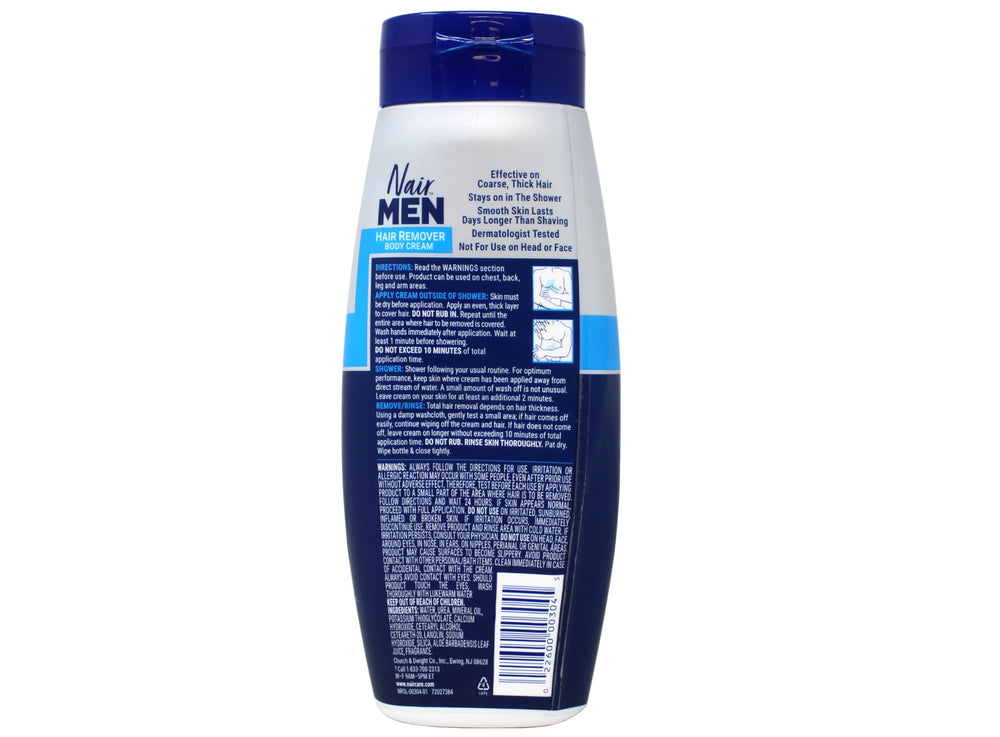 Nair hair remover for men dermatologist-tested label adds confidence during product selection.