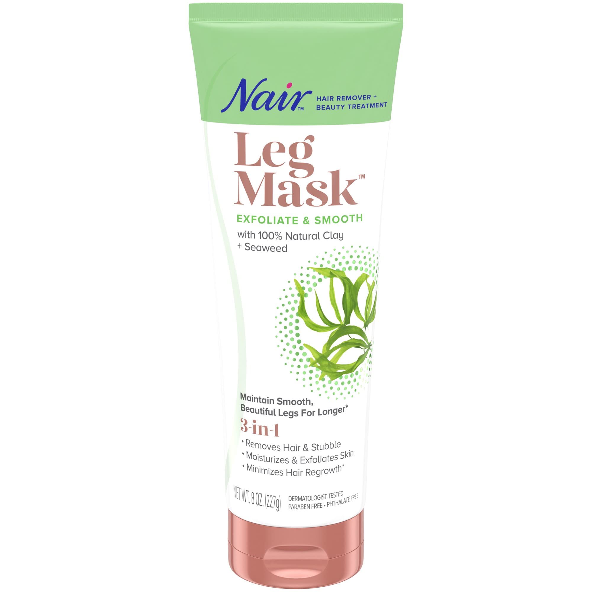 Nair Leg Mask packaging-close view of tube and label