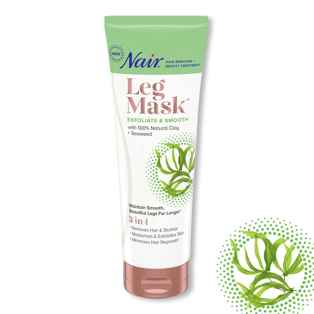 Nair Leg Mask smooth-legs-after-use texture on skin