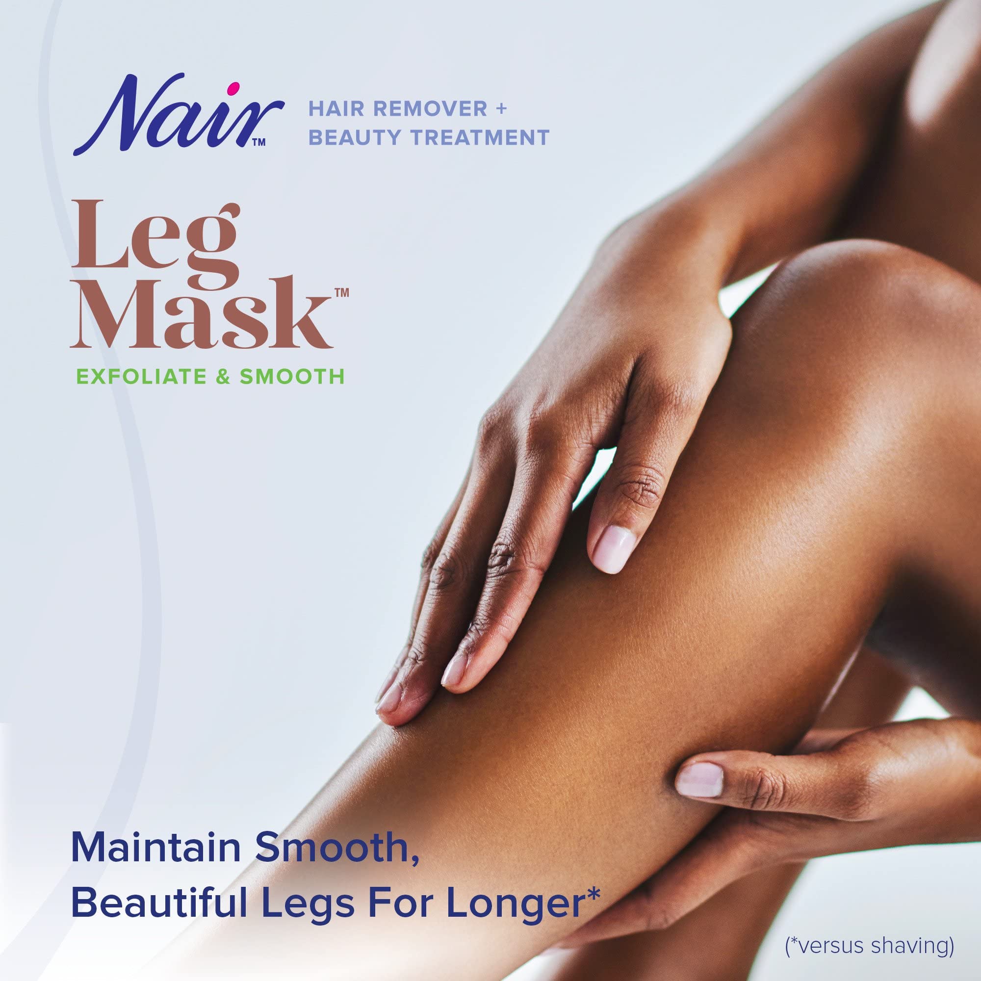 Nair Leg Mask water-rinse-easy wash-off action