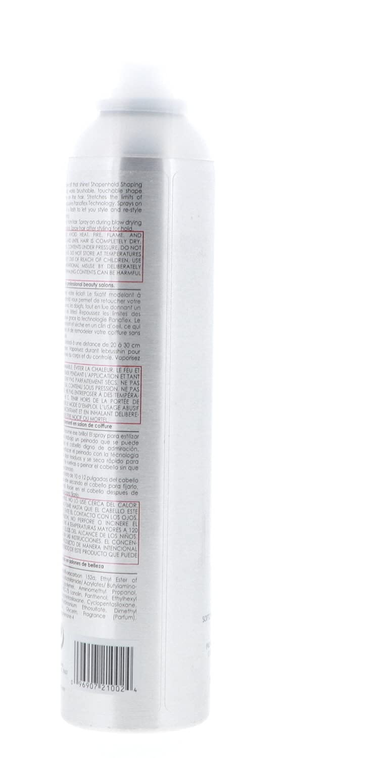 Nairobi bottle and nozzle designed for easy dispensing during styling.