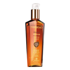 Naissant Elixir Argan Oil bottle closeup for nourishing hair