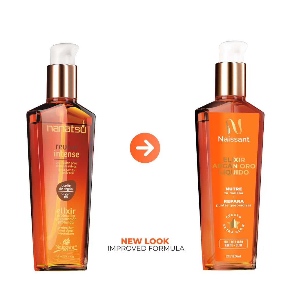 Naissant Elixir Argan Oil color treated hair with vibrant shine