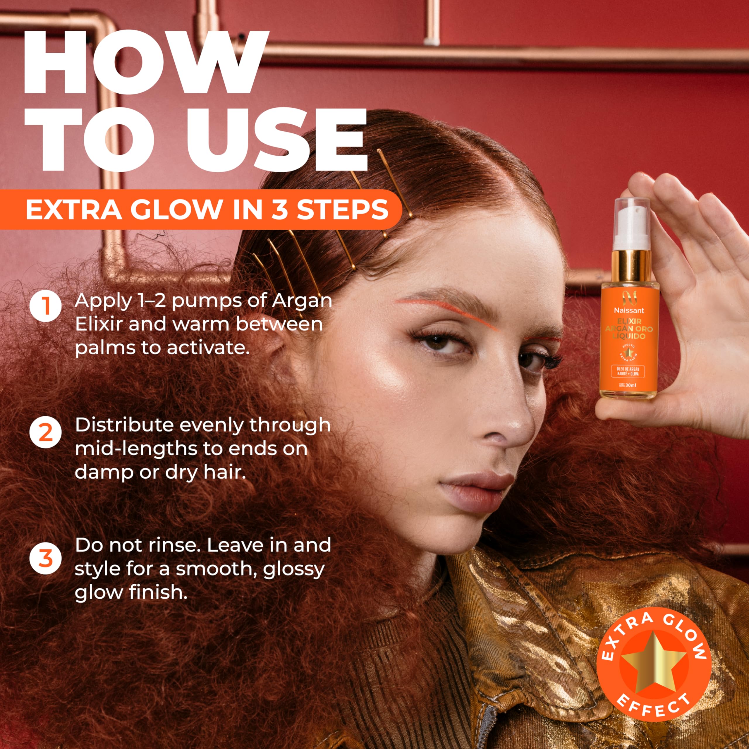 Naissant Elixir Argan Oil repairs damaged hair ends