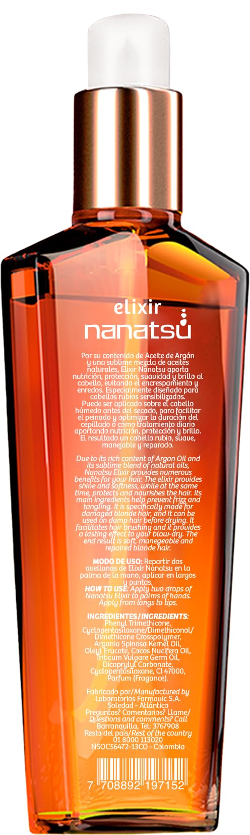 Naissant Elixir Argan Oil frizz control for sleek styles