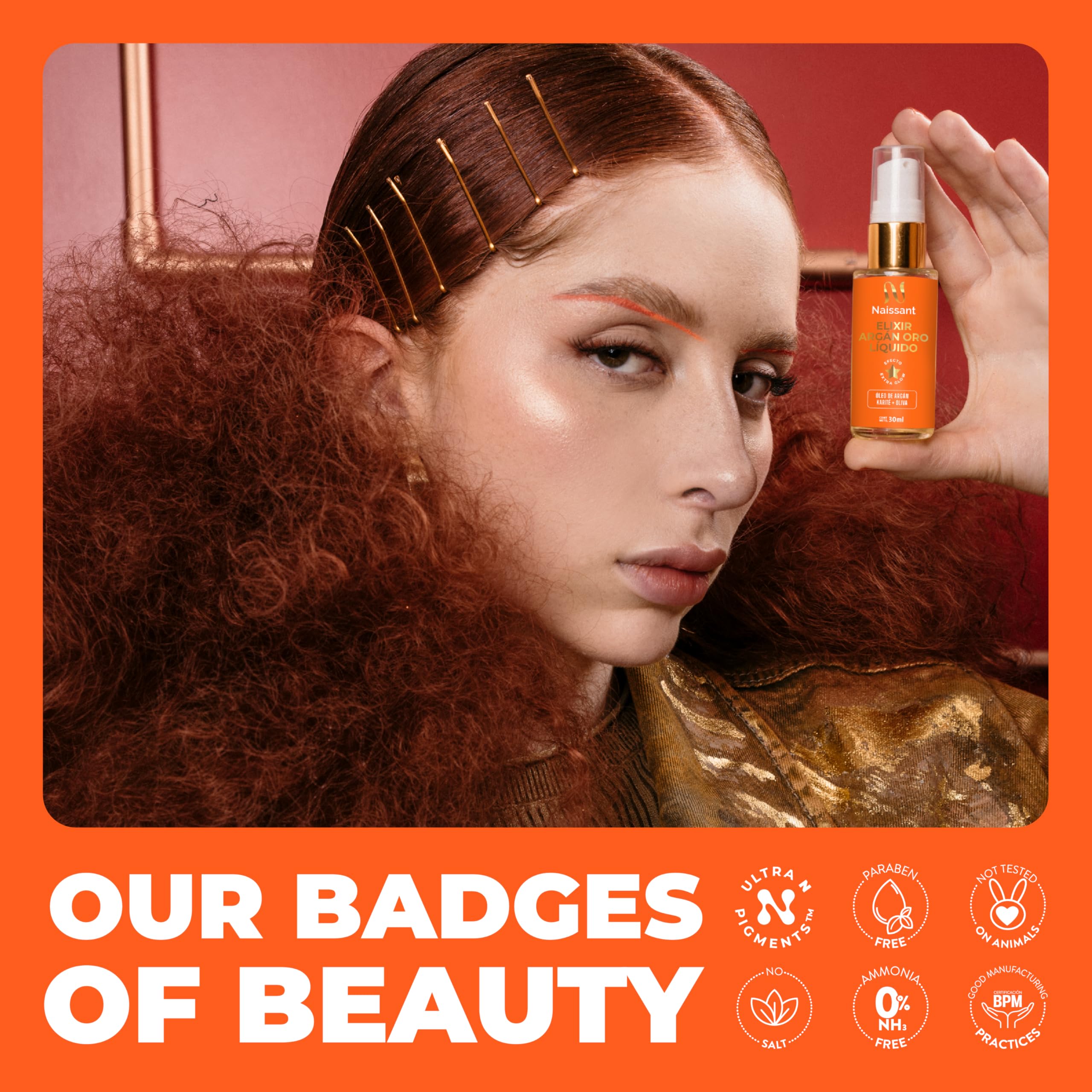 Naissant Elixir Argan Oil natural ingredients clean label presentation