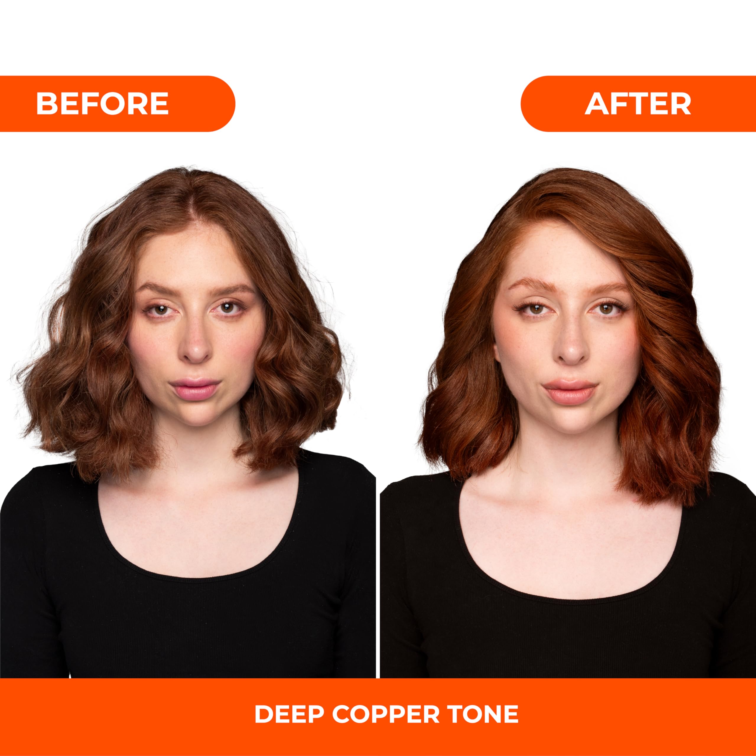 Naissant Irish Copper Hair Toning Mask label closeup highlights ammonia-free benefits