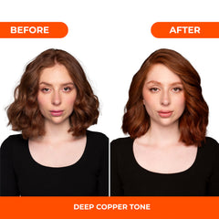 Naissant Irish Copper Hair Toning Mask label closeup highlights ammonia-free benefits