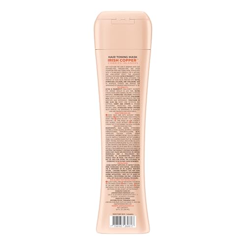naissant Irish Copper Hair Toning Mask closeup shows rich pigment for vibrant results.