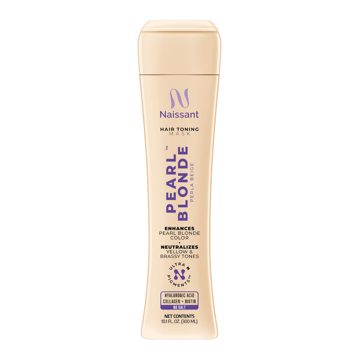 Naissant Pearl Blonde Purple Toning Mask packshot for cooler blonde tones