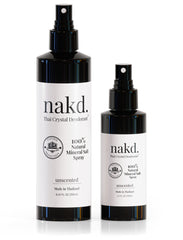 Nakd Thai Crystal Desodorante: botella regular para protección mineral diaria