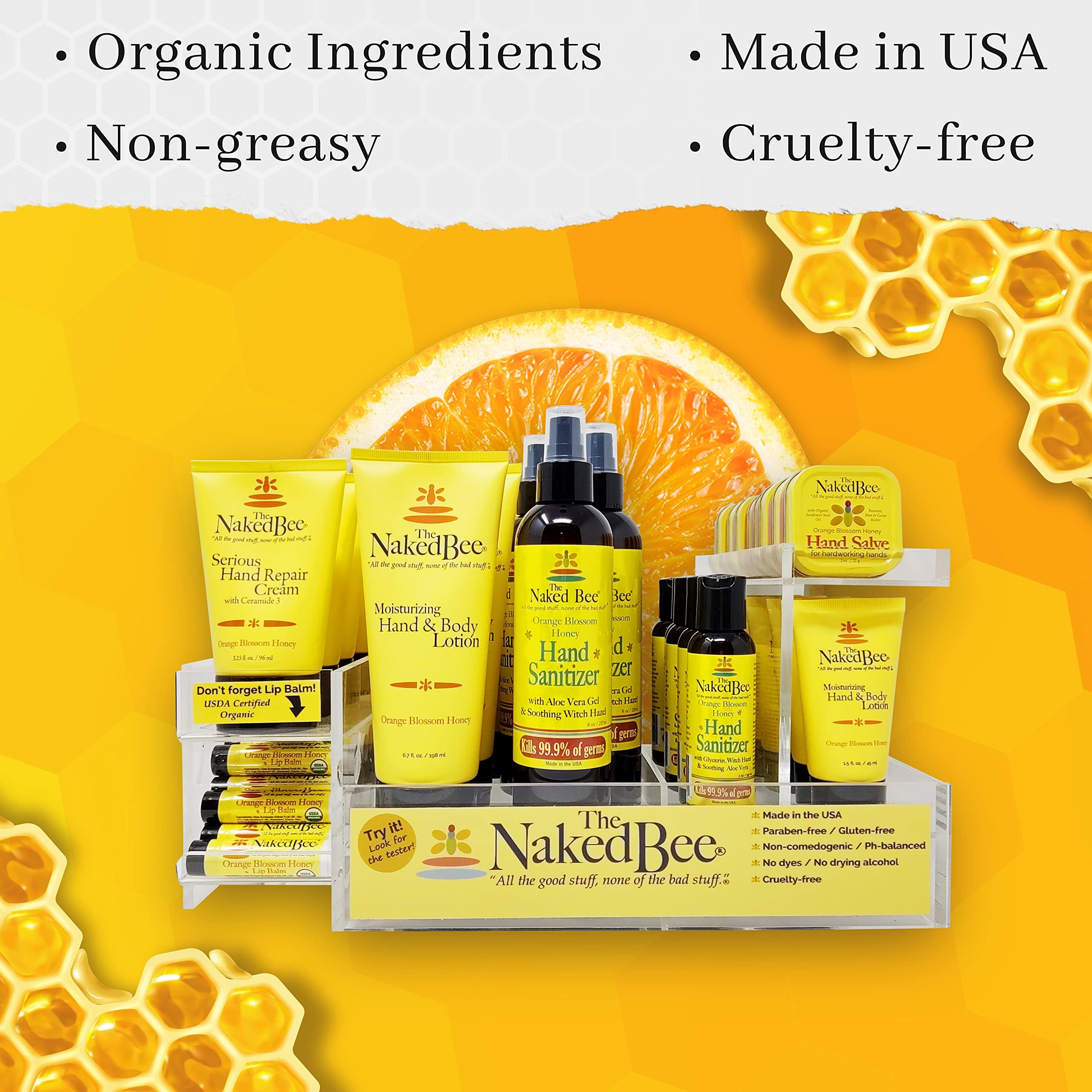 The Naked Bee Oatmeal & Honey soap oats detail highlights natural exfoliation