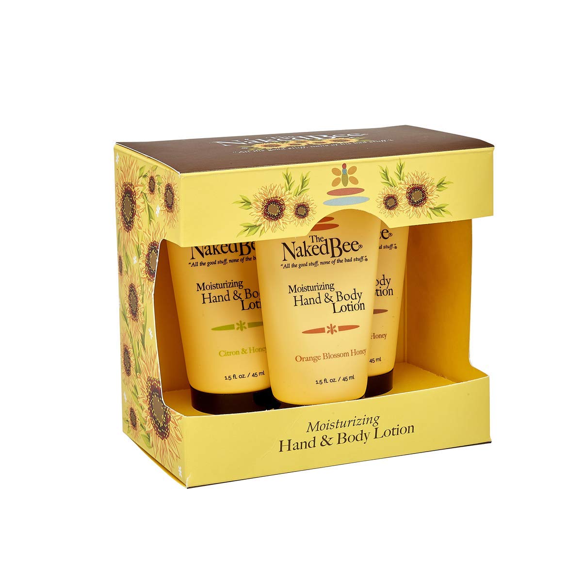 The Naked Bee Orange Blossom Honey Lotion bottle delivering daily hydration.