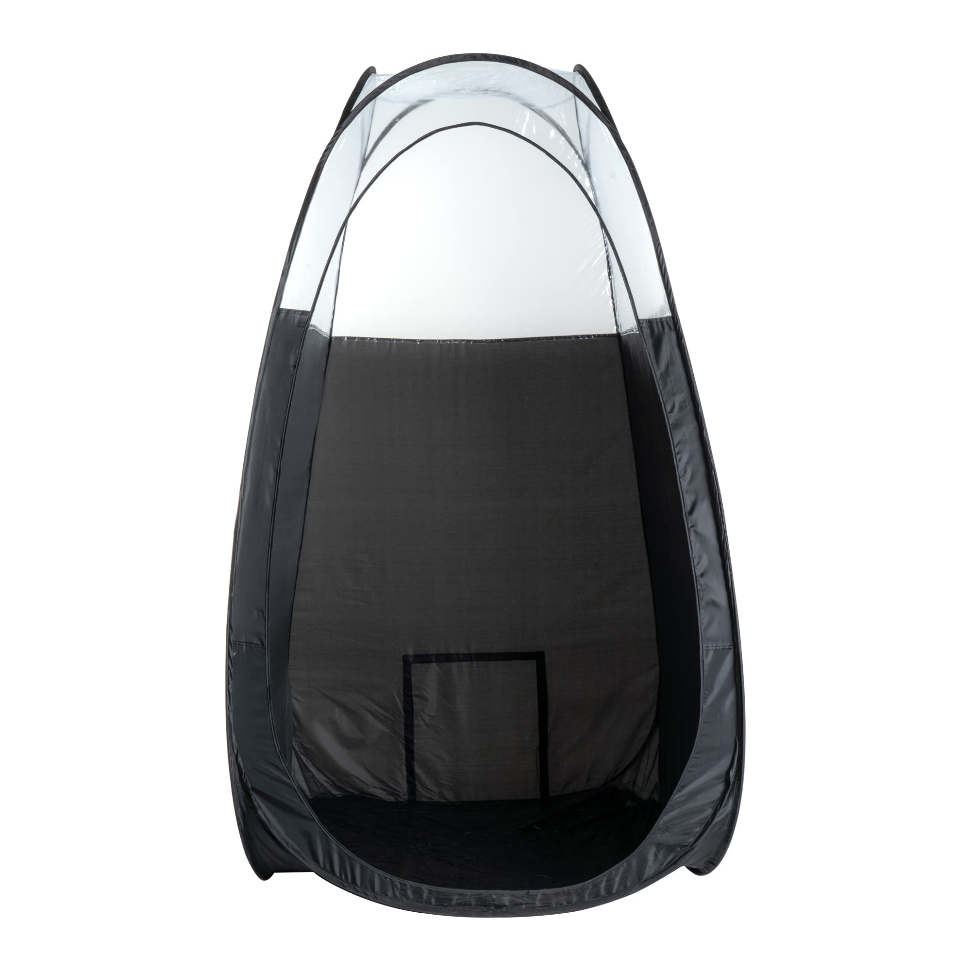 Naked Sun Black Spray Tan Tent extraction fan opening improves ventilation during sessions