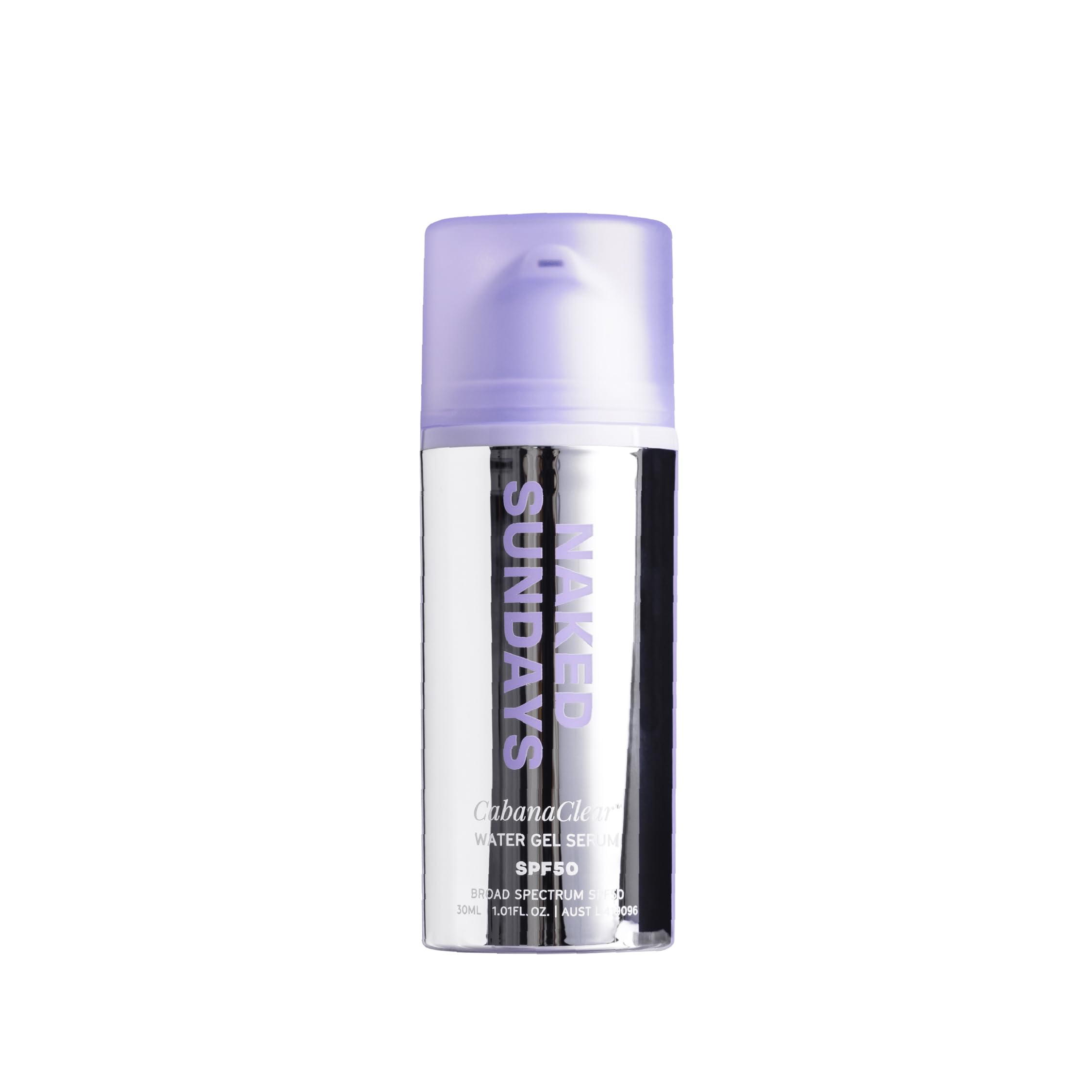 Naked Sundays CabanaClear SPF50 bottle front for daily protection