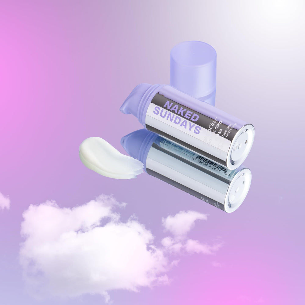 Naked Sundays CabanaClear suitable for all skin types on packaging