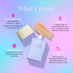 Naked Sundays CabanaGlow lightweight hydration texture feels refreshing on skin