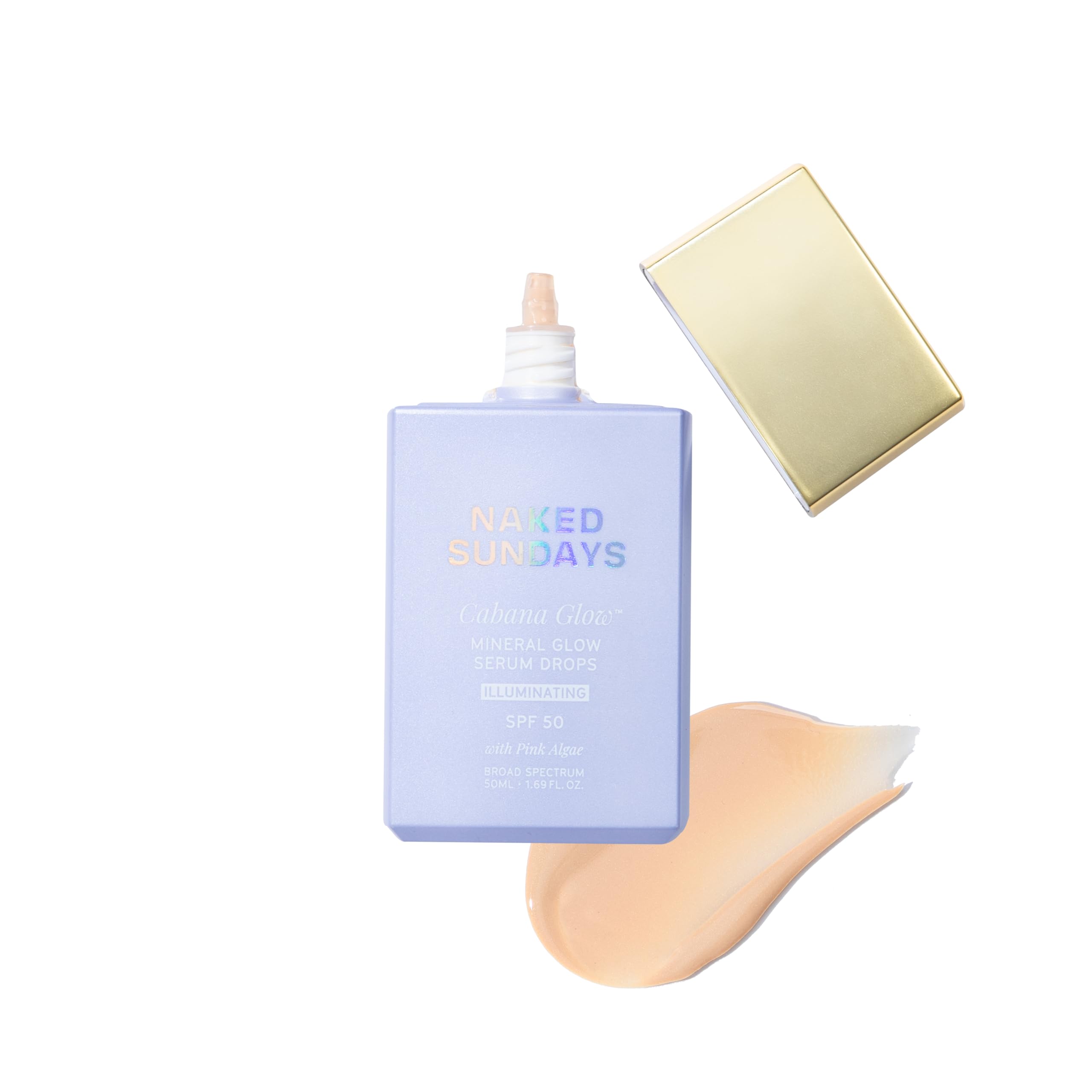 Naked Sundays CabanaGlow skin-tone brightness in daylight with dewy glow