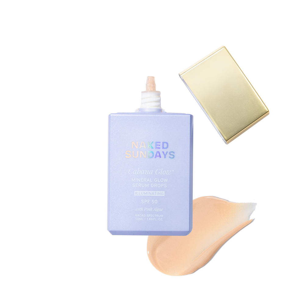 Naked Sundays CabanaGlow skin-tone brightness in daylight with dewy glow
