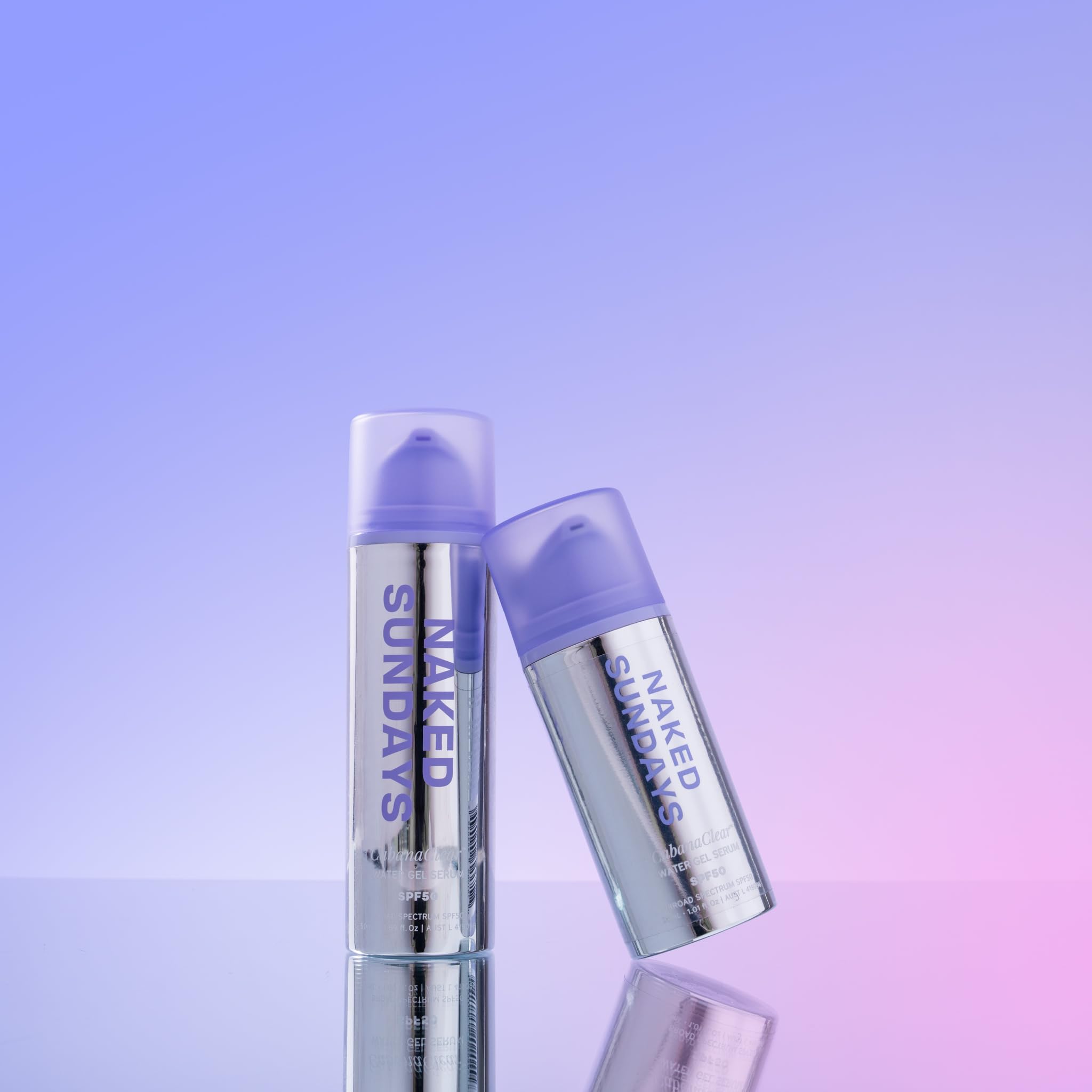 Naked Sundays CabanaClear under makeup use shows seamless layering