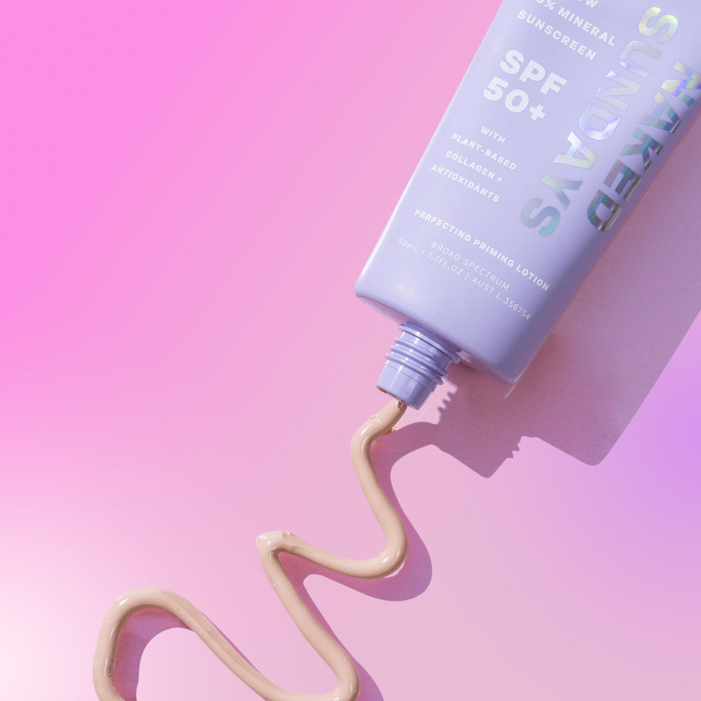 Naked Sundays fragrance-free formula supports sensitive skin without irritation.