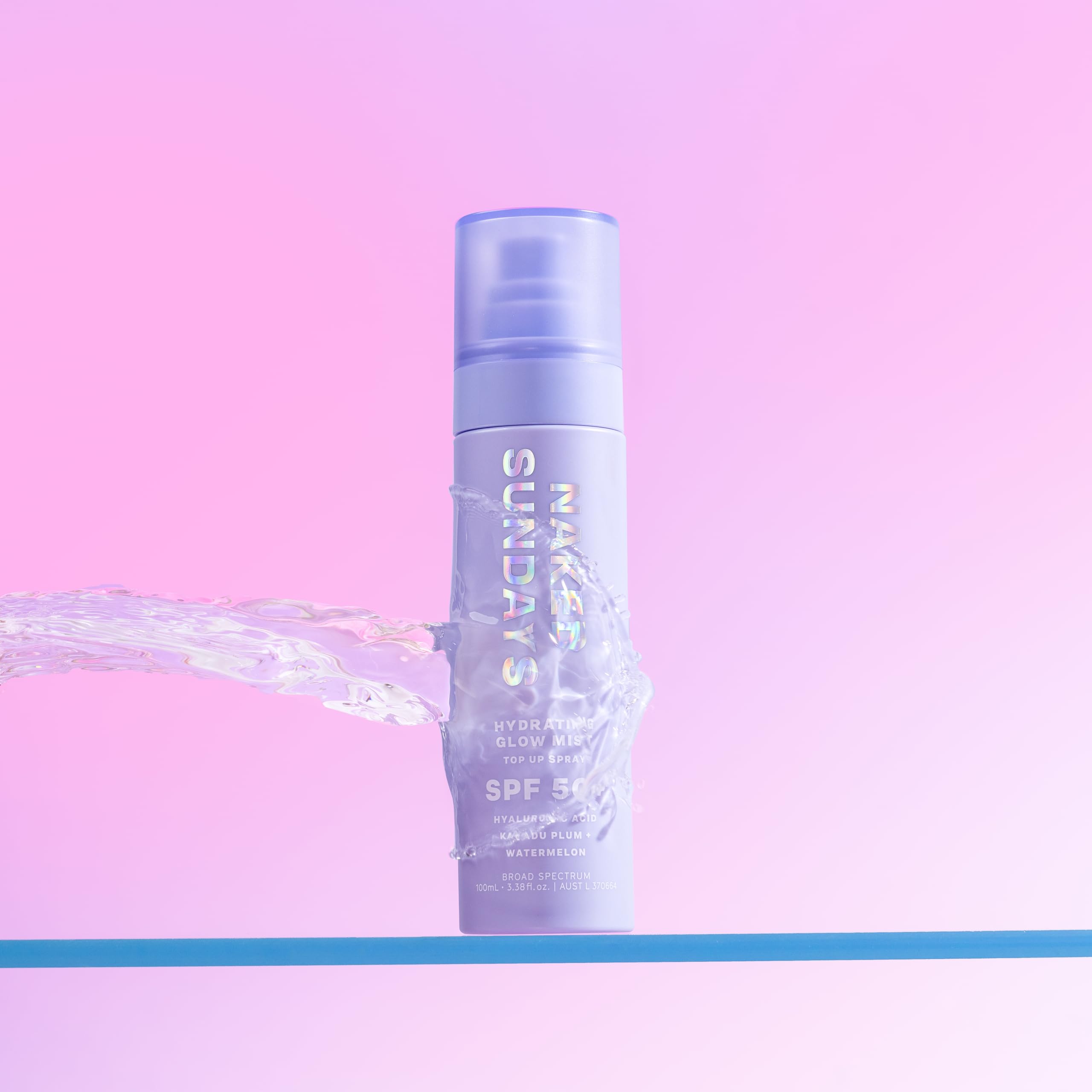 Naked Sundays SPF 50 spray simplifies on-the-go reapplication