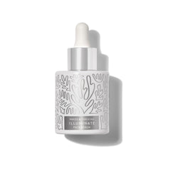 Naked & Thriving Illuminate BC+ closeup applying serum for glow