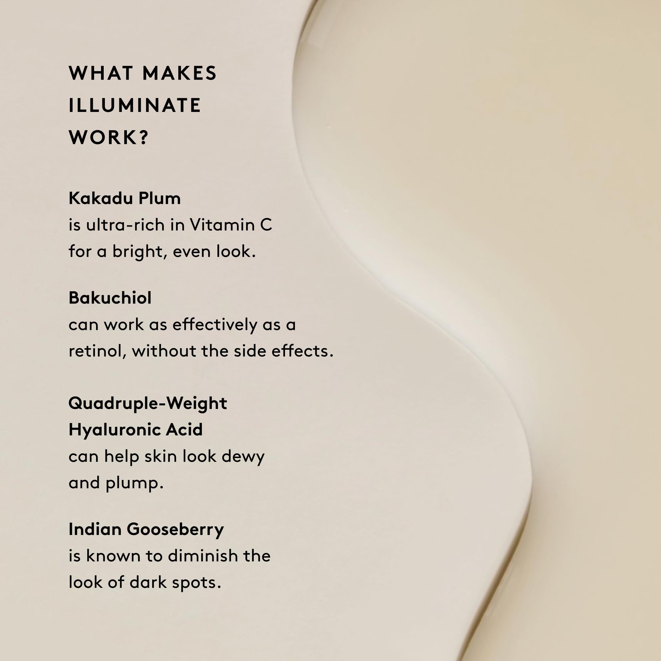 Naked & Thriving Illuminate BC+ eco-packaging emphasizes recyclable glass and plant inks