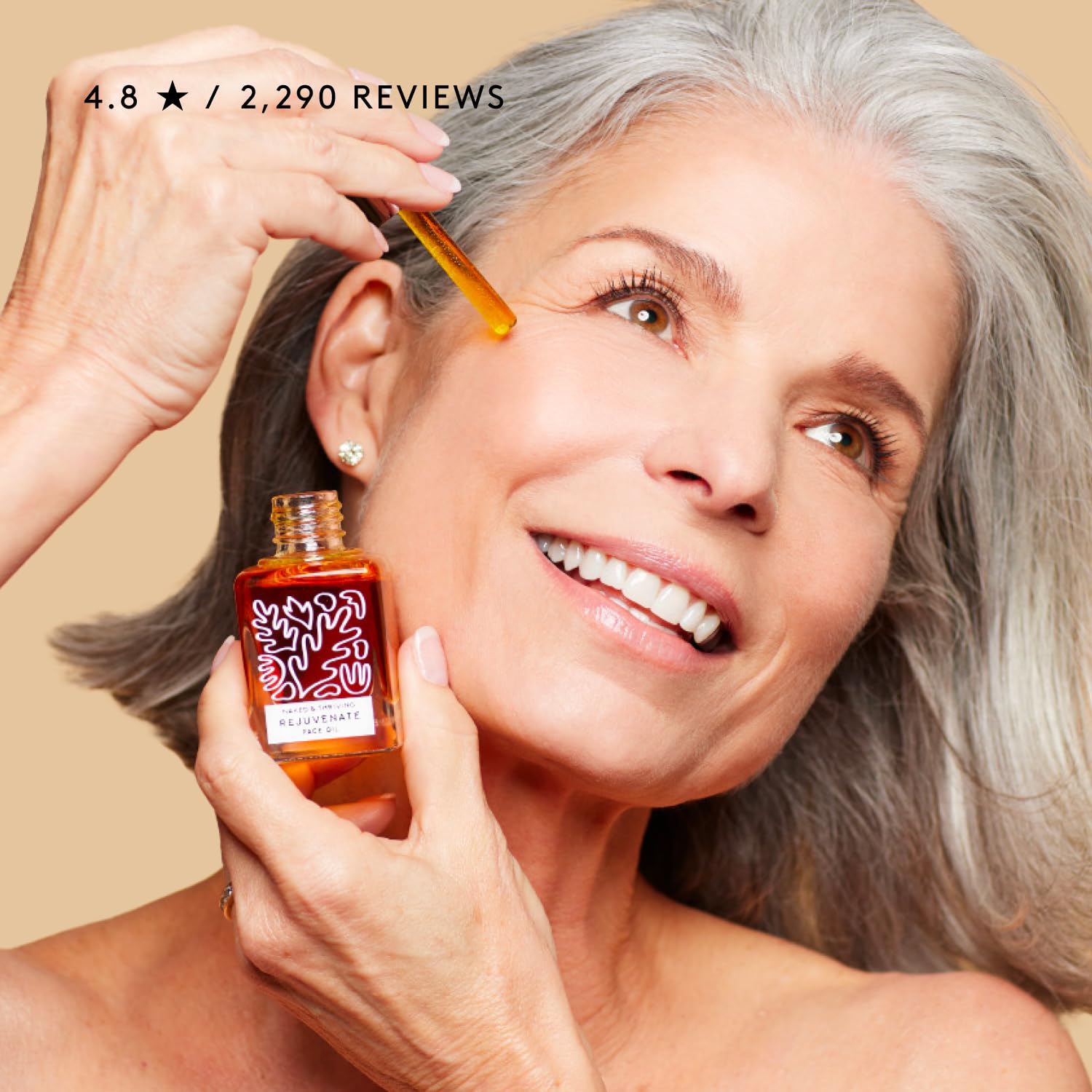 Texture close-up of Naked & Thriving Rejuvenate reveals velvety, nourishing feel.