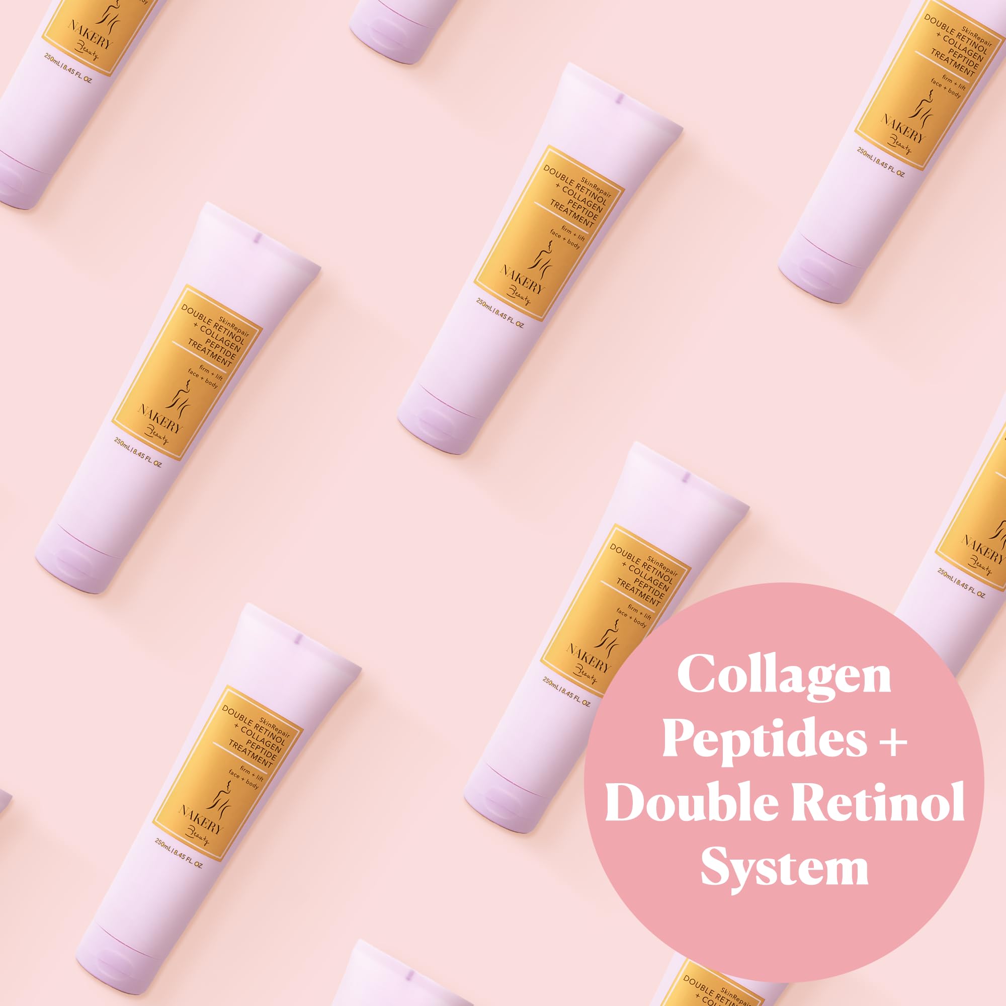 Nakery bottle on shelf emphasizes premium daily moisturizer