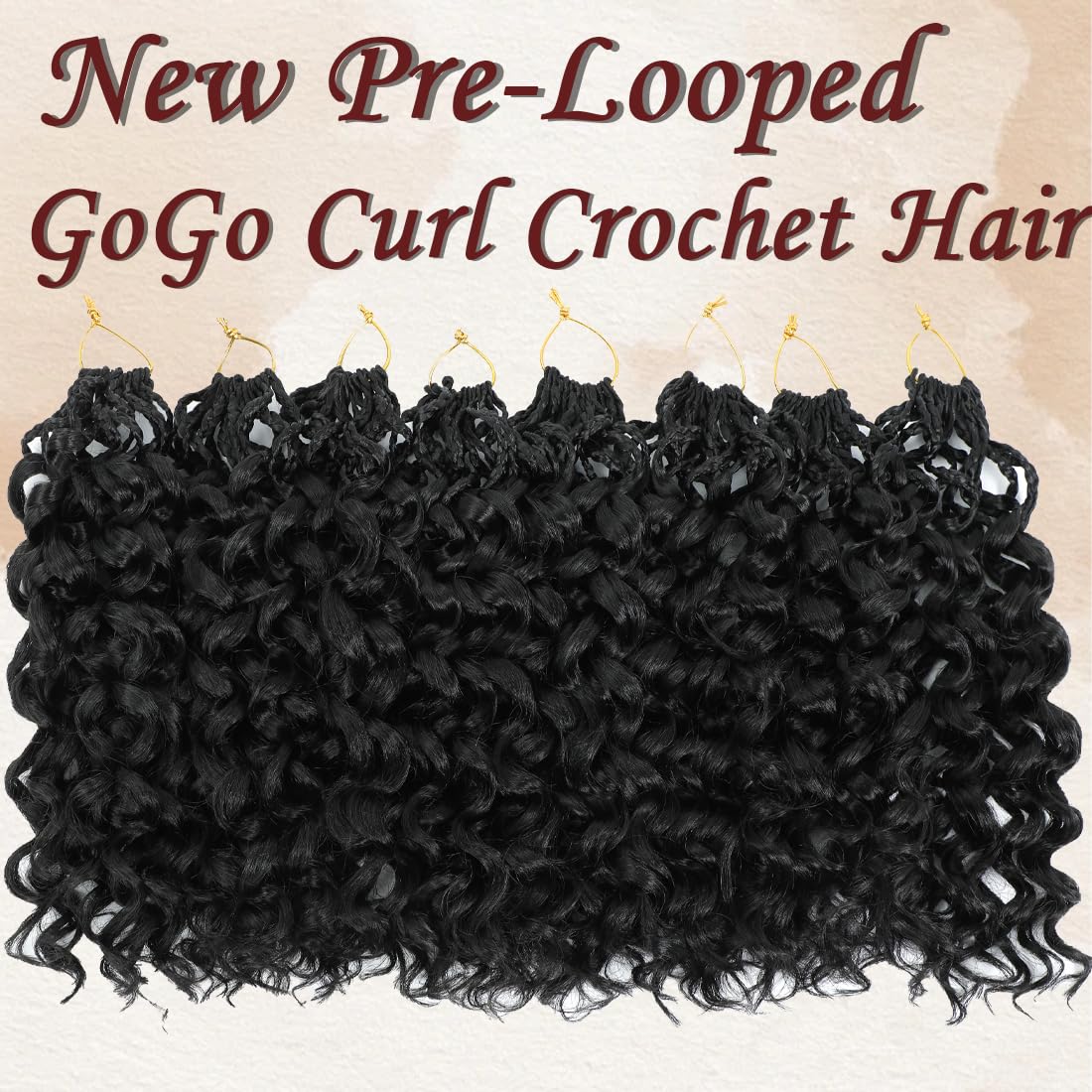 Naniciar Gogo Curl Crochet Hair eight-pack bundle for versatile looks