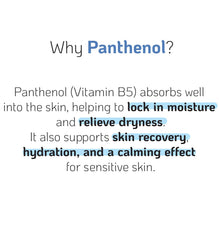 Nano Recipe D-Panthenol fragrance-free label signals gentle, compatible moisturization