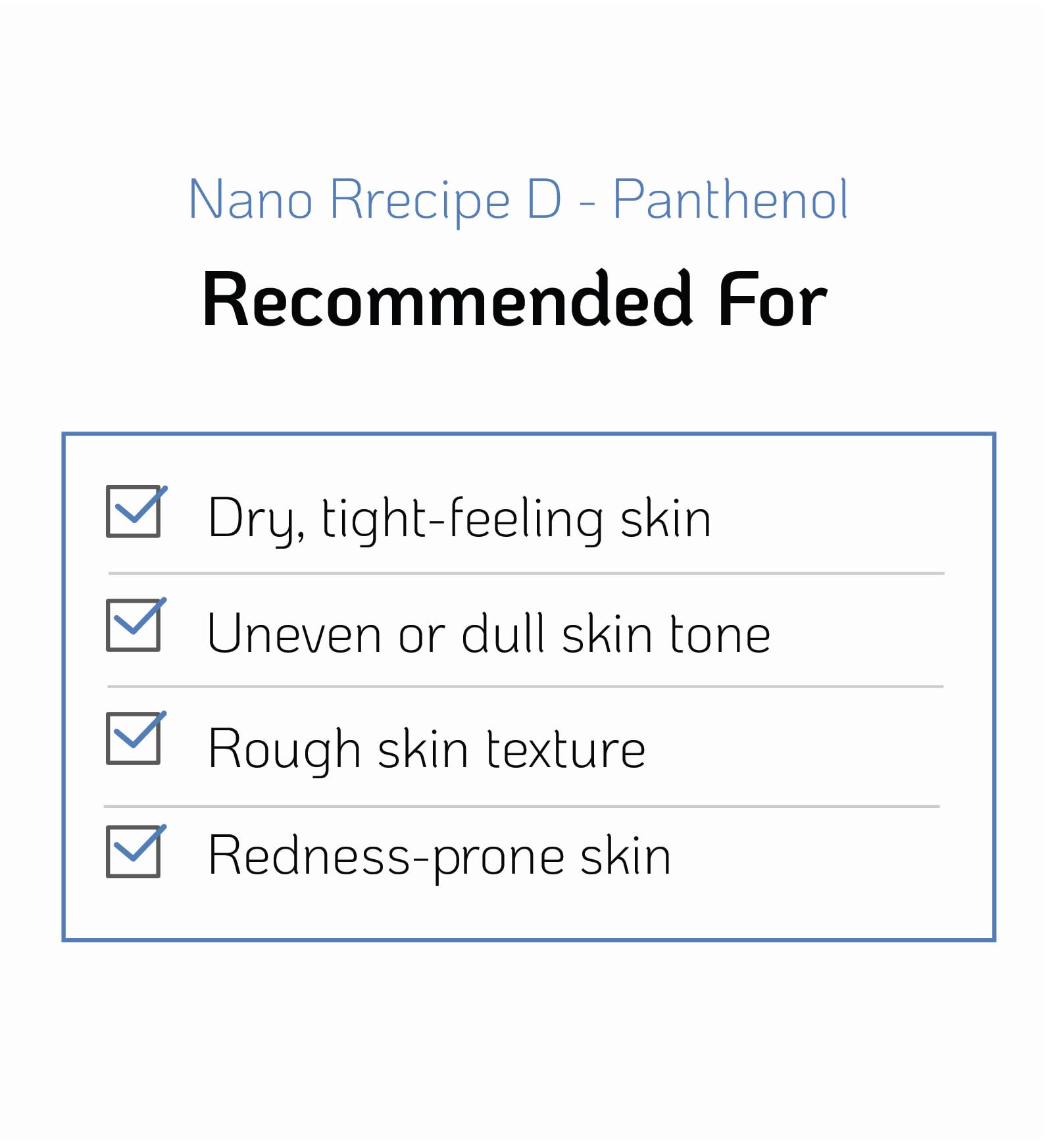 Nano Recipe D-Panthenol hair care use hints at smoother, hydrated ends