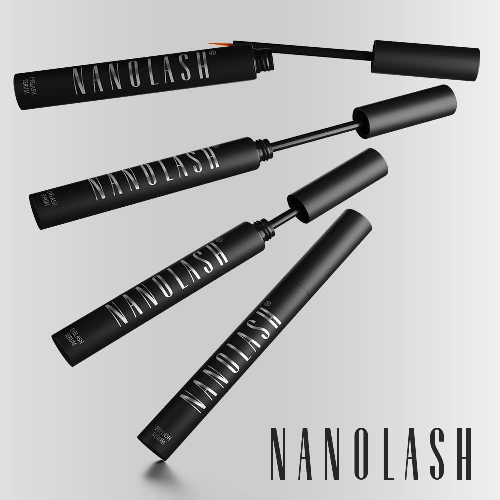 NANOIL Nanolash packaging detail with premium look and care