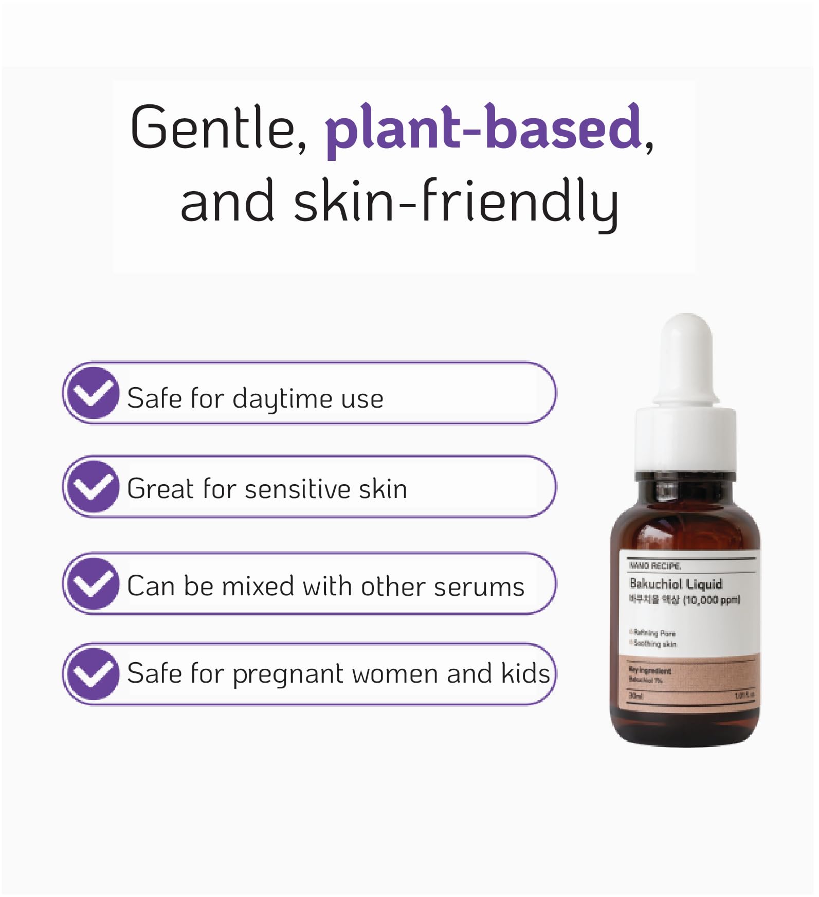 Nano Recipe glow-ready look suggests daily skincare improvement with mindful use.
