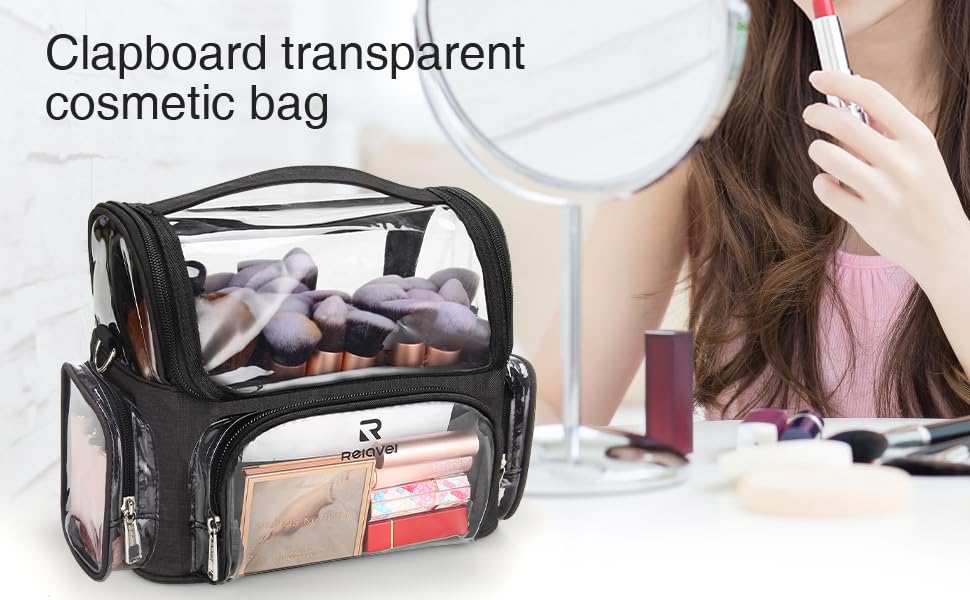 NAONAYA makeup brush case travel-friendly design fits into luggage.