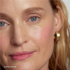 NAPH M Flush Balm Cream Blush on cheek demonstrates long-lasting, natural glow