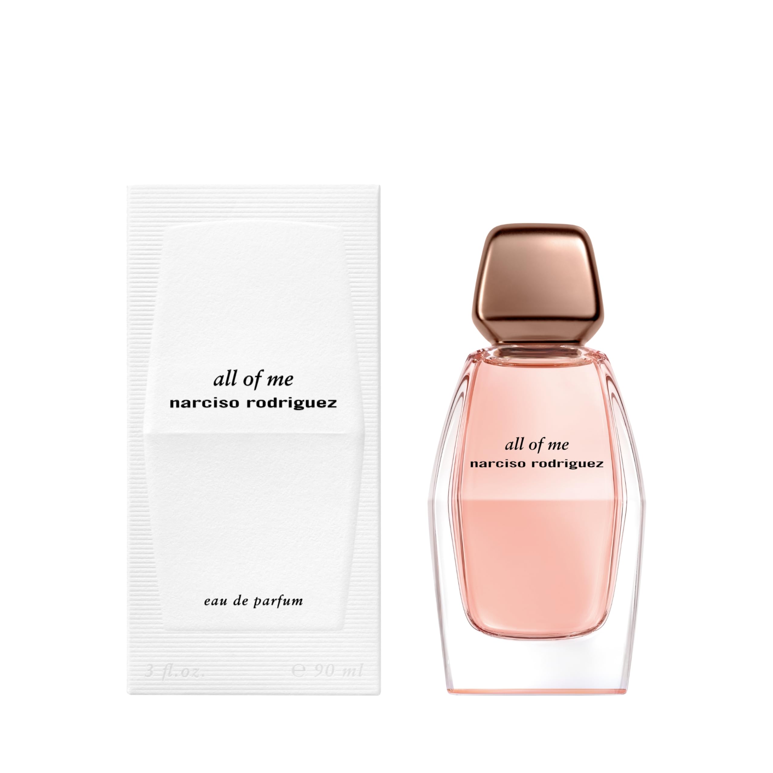 Narciso Rodriguez All Of Me geranium bourbon note provides a balanced floral brightness.