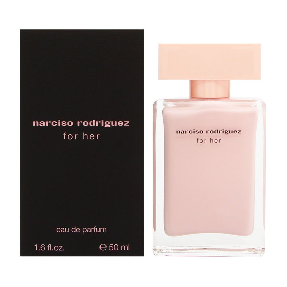 Narciso Rodriguez For Her EDP bottle close-up for everyday elegance and confidence.
