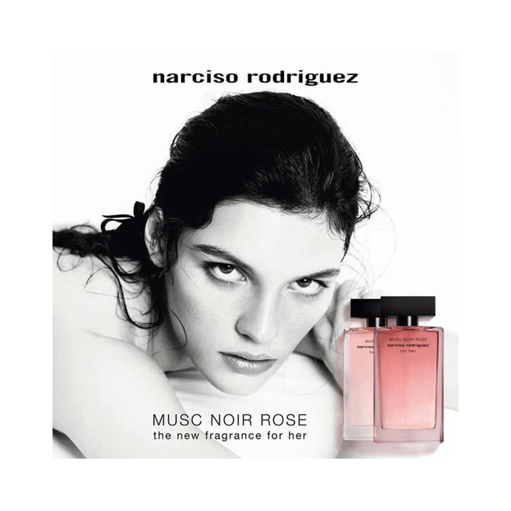 Narciso Rodriguez Musc Noir Rose on wooden surface for mood setting