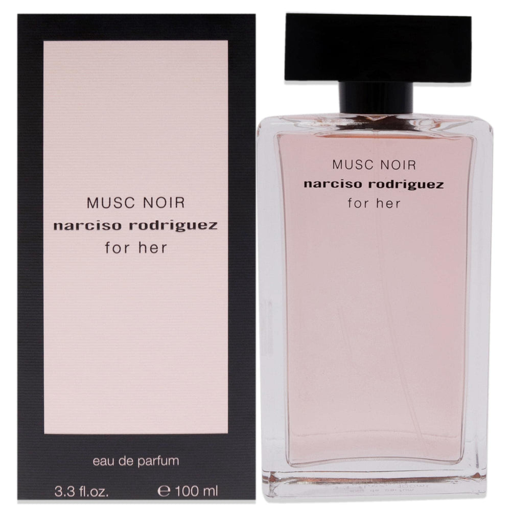 Narciso Rodriguez Musc Noir edp spray bottle for lasting daytime freshness.