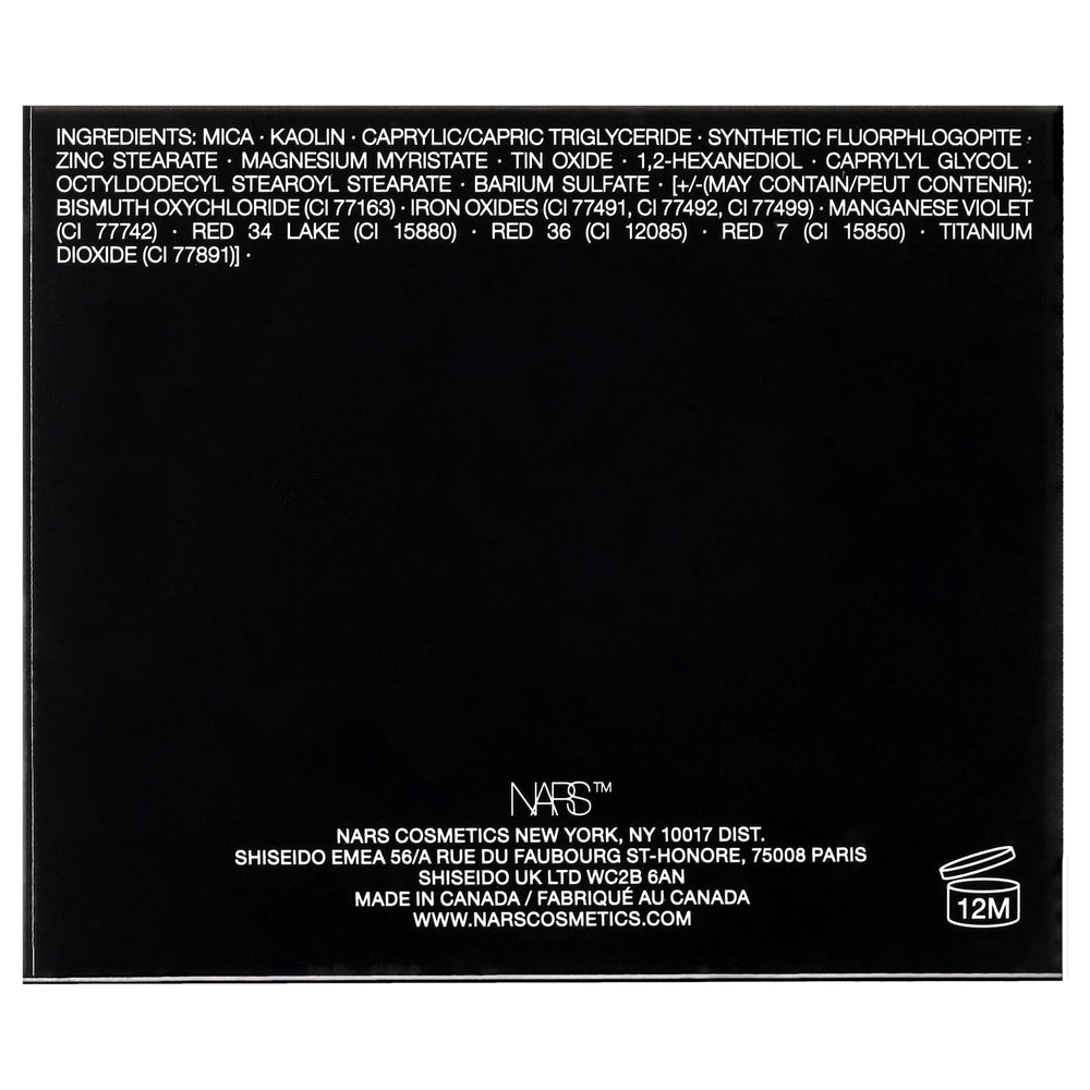 NARS Deep Throat packaging and case shown for on-the-go touch-ups