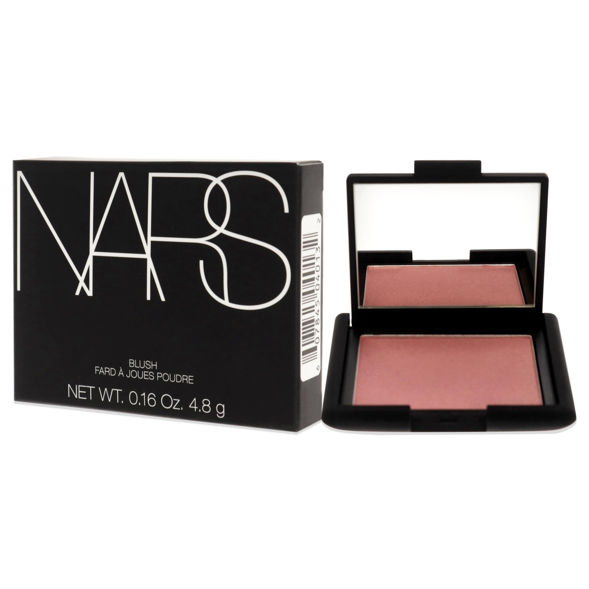 NARS Orgasm closeup texture highlights luminous finish for day-to-night wear.
