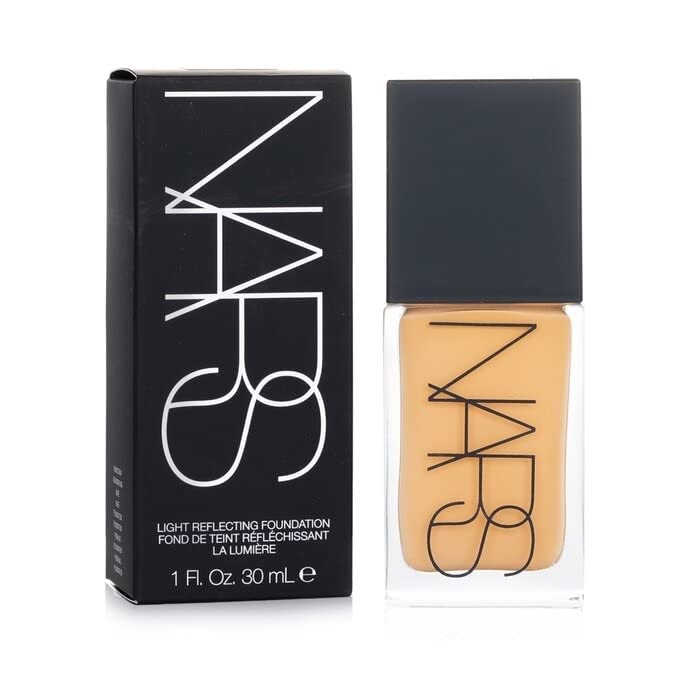 NARS Light Reflecting Foundation M1 Punjab swatches highlight warm golden undertones for seamless color match
